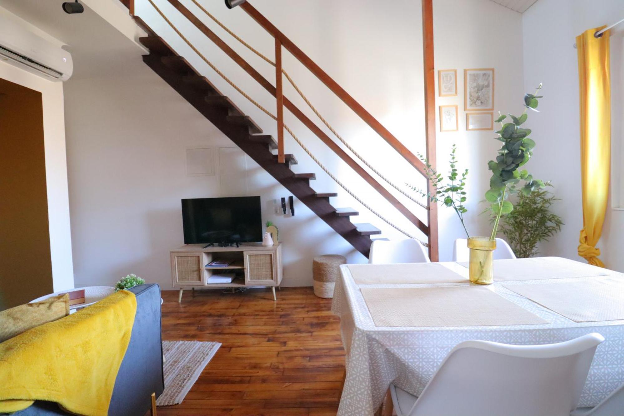 Le Boho - Charmant T3 Avec Climatisation Et Fibre Bergerac Camera foto