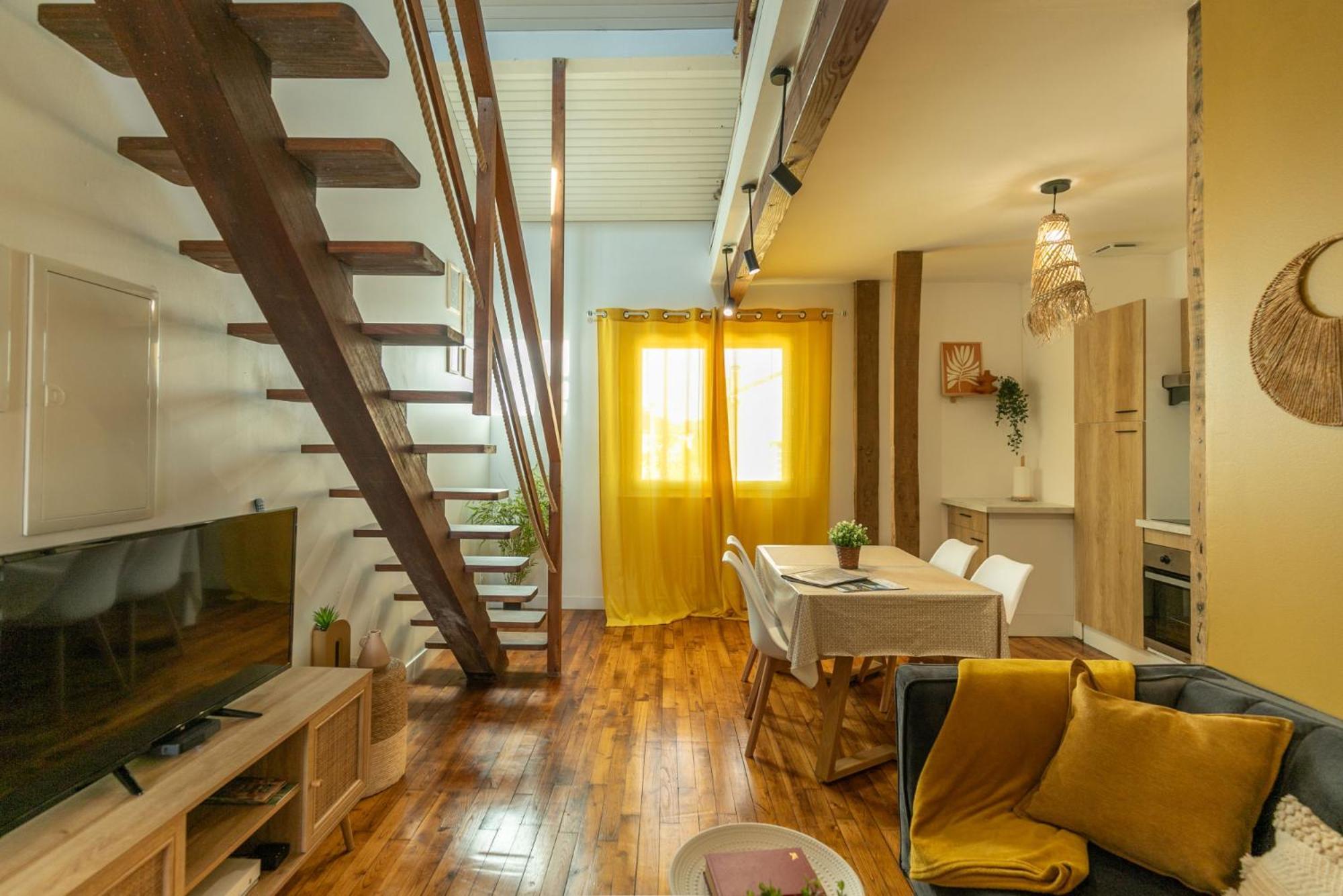 Le Boho - Charmant T3 Avec Climatisation Et Fibre Bergerac Esterno foto